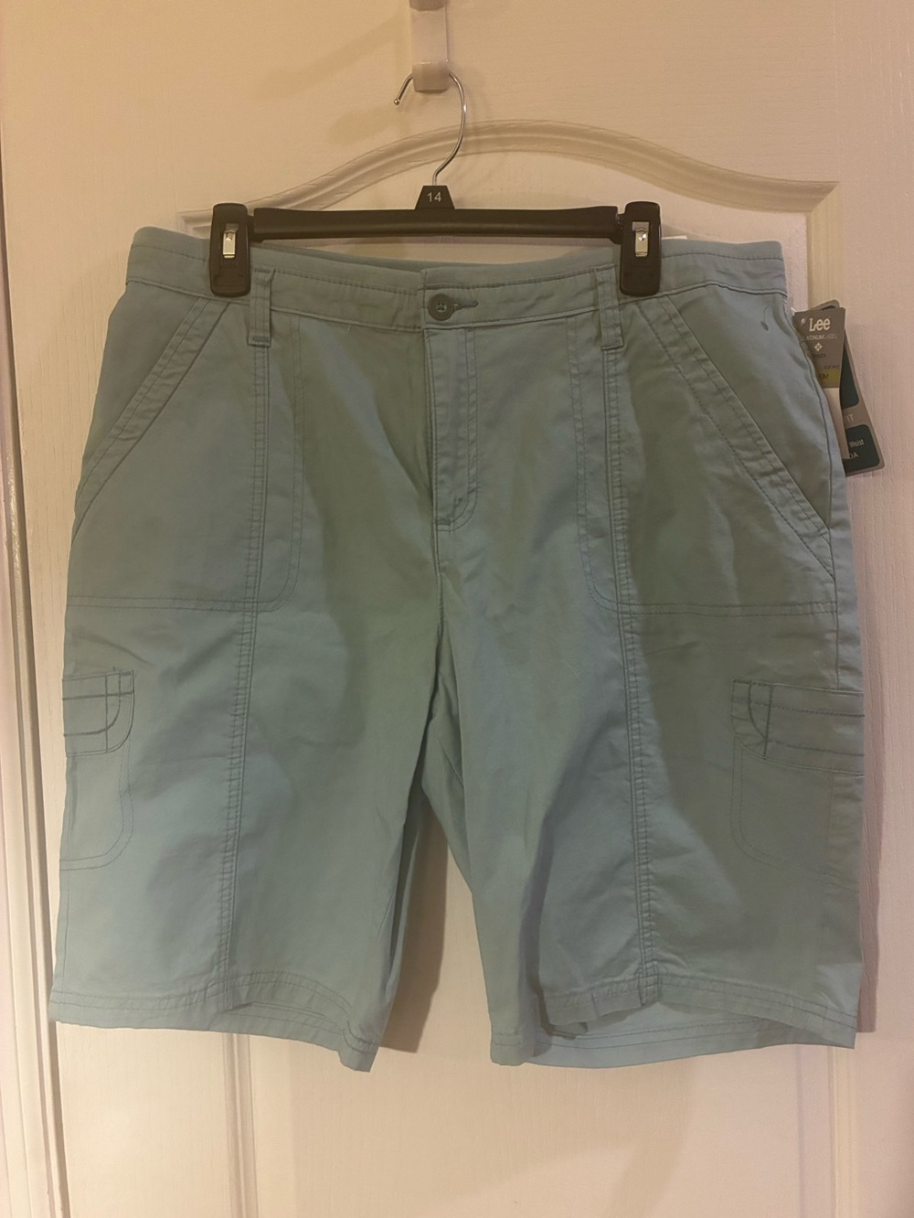Lee Woman’s Teal Cargo Shorts